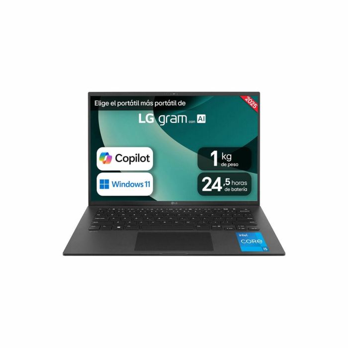 LG 14Z90RU-G.AA55B Portátil Gram, Intel Core i5-1334U, 16GB RAM, 512GB SSD, 14" IPS WUXGA, Windows 11, 999g 25