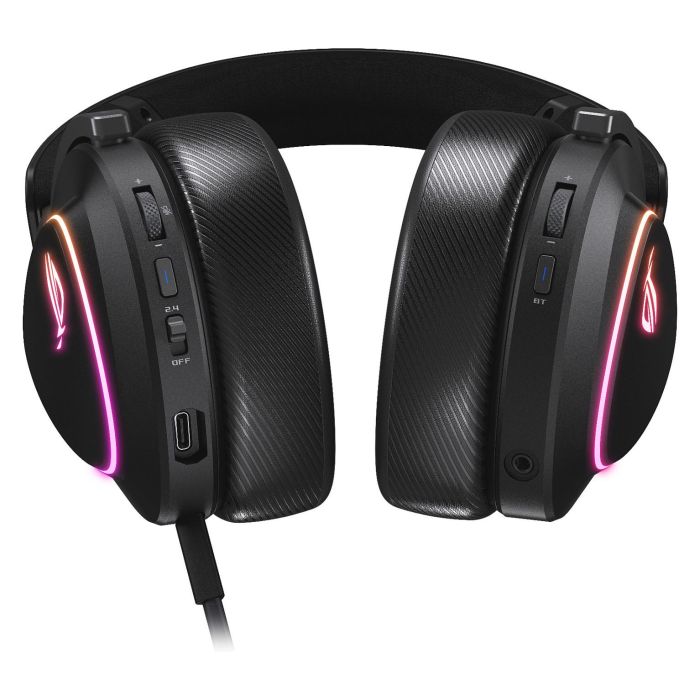 ASUS ROG DELTA II Auriculares Inalámbrico y Cableado, Bluetooth, Diadema para Juego, USB Tipo C, Negro, Ref: 90YH03W0-BHUA00 3