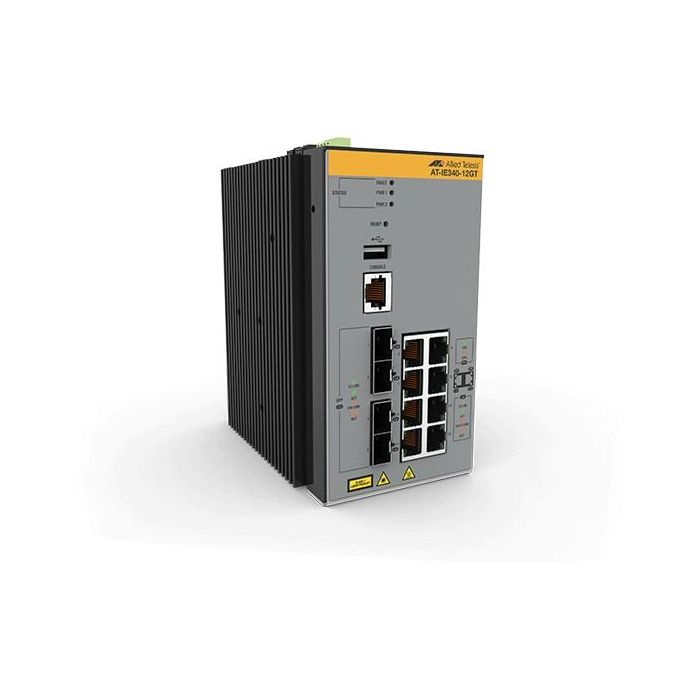 Allied Telesis L3 Industrial Ethernet Switch 8x 10/100/1000-T, 4x SFP Ports Gigabit Gestionado