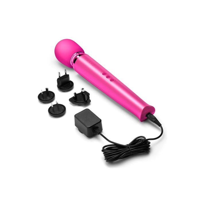 Varita Masajeadora Recargable Le Wand Magenta Rosa 5 Varita Masajeadora Recargable Le Wand Magenta Rosa 5