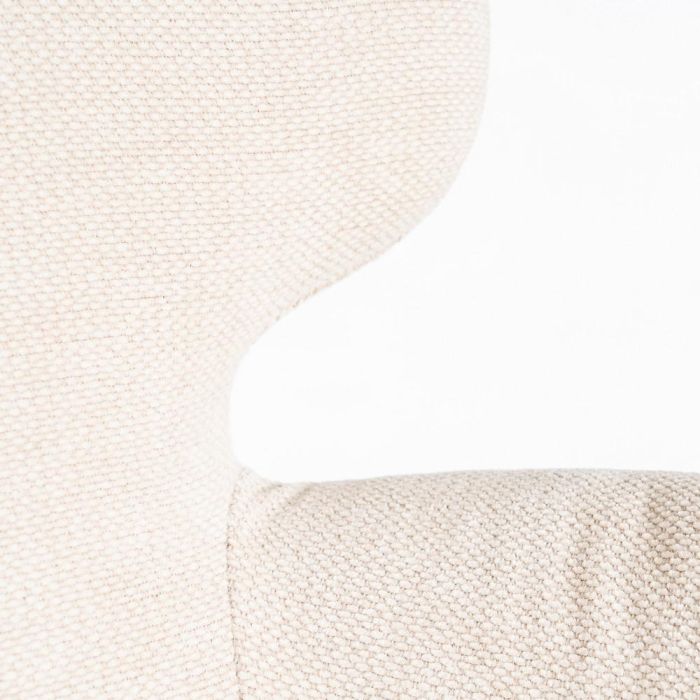 Silla Crema Tejido-Metal Salón 59,50 X 62,50 X 86 cm