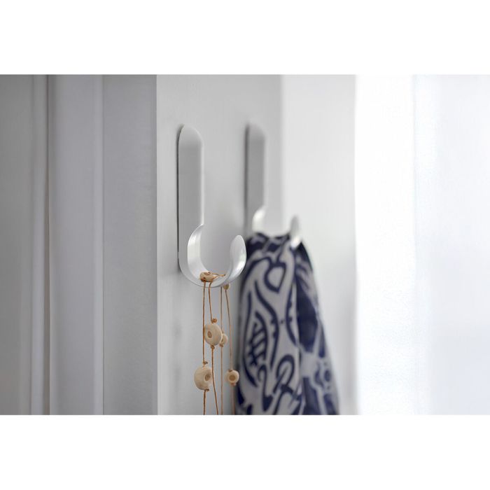 Colgador Inofix atlas Blanco 2,5 kg Adhesivo 1