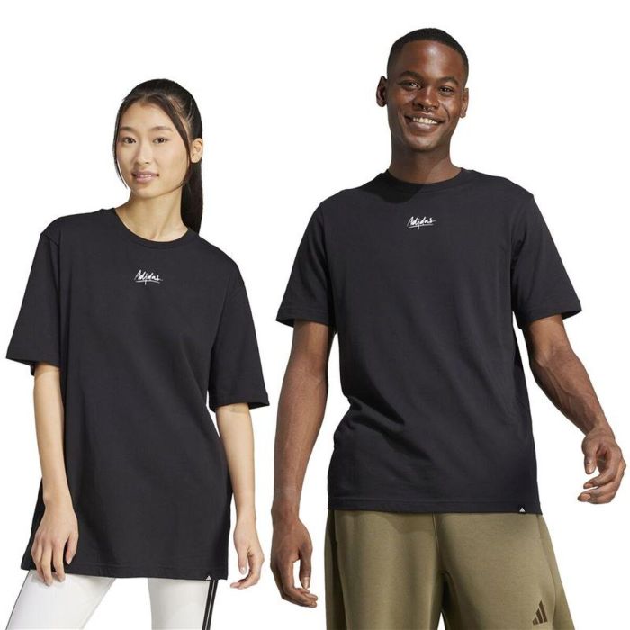 Camiseta de Manga Corta Hombre Adidas Lemon Negro 7-8 Años 3