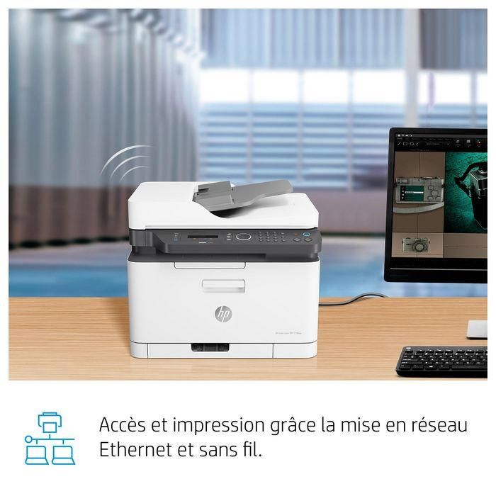 HP 179fnw Impresora Multifunción Láser Color Wi-Fi, Imprime, Escanea, Copia, Fax, Compacta, Móvil, Alta Calidad Color 18 HP 179fnw Impresora Multifunción Láser Color Wi-Fi, Imprime, Escanea, Copia, Fax, Compacta, Móvil, Alta Calidad Color 18
