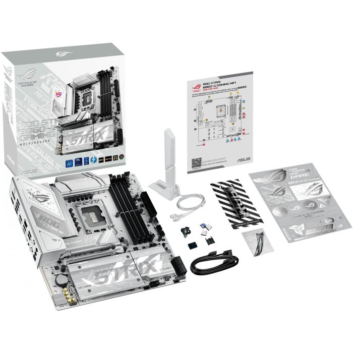 ASUS ROG STRIX B860-G GAMING WiFi Intel B860 LGA 1851 micro ATX, DDR5-SDRAM, Wi-Fi 7, 2.5 Gigabit Ethernet, 90MB1JF0-M0EAY0 2