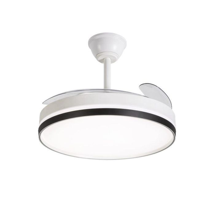 AVANT Ventilador de Techo 42 Pulgadas Retráctil, 30W Motor y 36W LED, Control por App