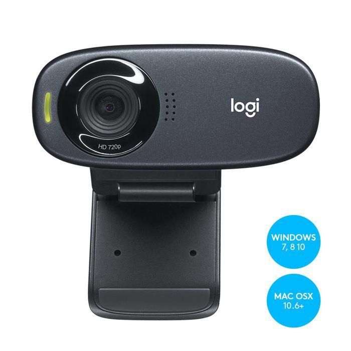 Logitech C310 Webcam HD 720p para Videollamadas, Micrófono con Reducción de Ruido y Tecnología RightLight 2 5