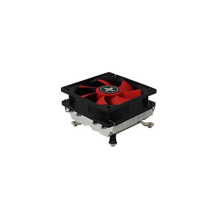 Xilence I404T Refrigerador Intel para CPU, Sockets LGA 1150/1151/1155/1156, Ventilador 9.2cm, 600-2200 RPM, Negro/Rojo