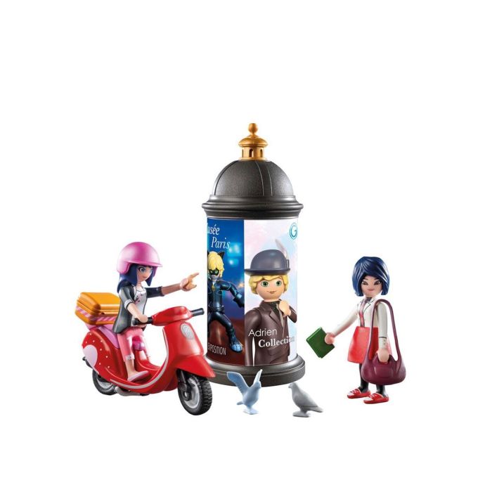 Playmobil 71864 Miraculous: Paseo en Scooter por París con Marinette y Kagami, Maletero, Juego de Construcción para Niños +4 años 1 Playmobil 71864 Miraculous: Paseo en Scooter por París con Marinette y Kagami, Maletero, Juego de Construcción para Niños +4 años 1
