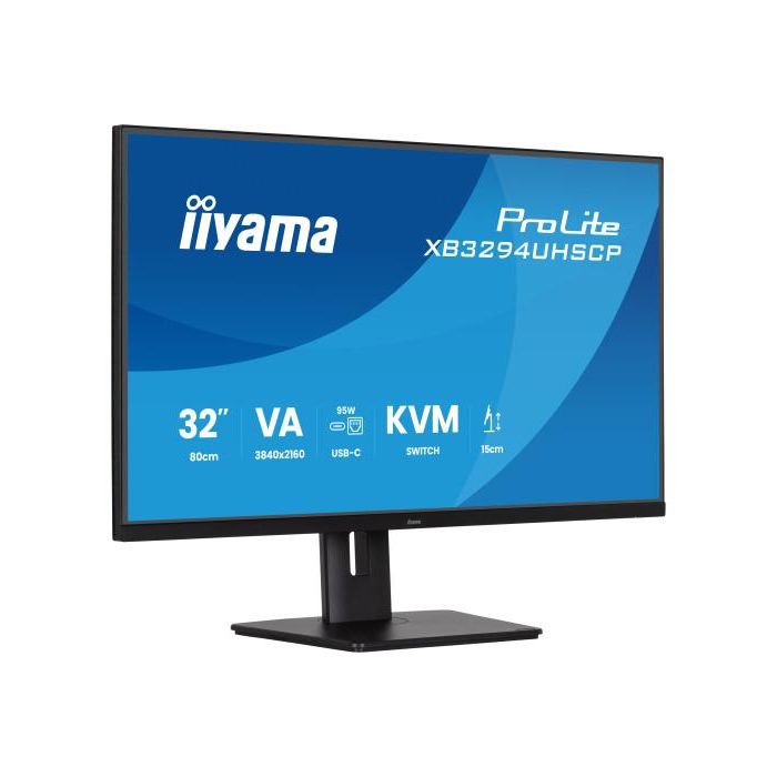 Monitor Iiyama, 32 Pulgadas, Va 4K Base Usb-C (95W), Conmutador Kvm, Puerto Lan, Compatibilidad Pip/Pbp 0 Monitor Iiyama, 32 Pulgadas, Va 4K Base Usb-C (95W), Conmutador Kvm, Puerto Lan, Compatibilidad Pip/Pbp 0
