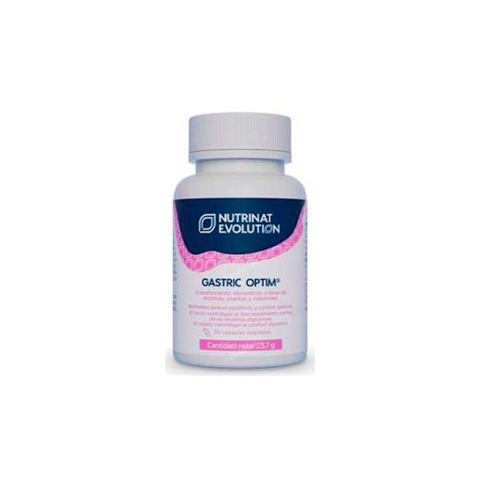 NUTRINAT EVOLUTION Gastric Optim Vcaps. Enzimas digestivas, plantas y minerales para acidez gástrica y apoyo de la mucosa