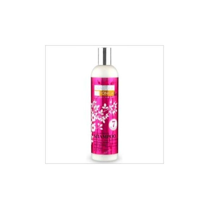NATURA ESTONICA Champú 7 Beneficios Bio con Rosa Mosqueta y Aguacate para Cabello Débil y Dañado 400ml