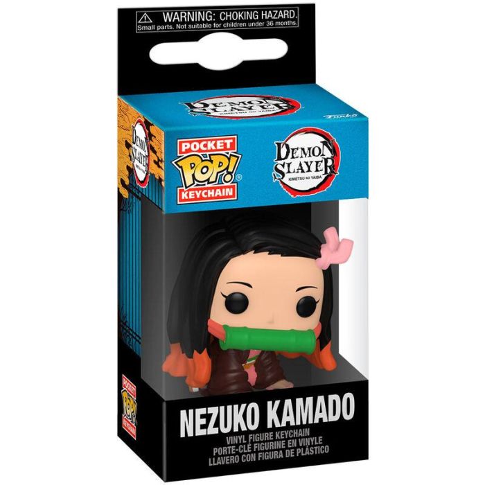 Funko Llavero Pocket POP Demon Slayer Kimetsu no Yaiba Nezuko Kamado Vinyl Figure 9cm