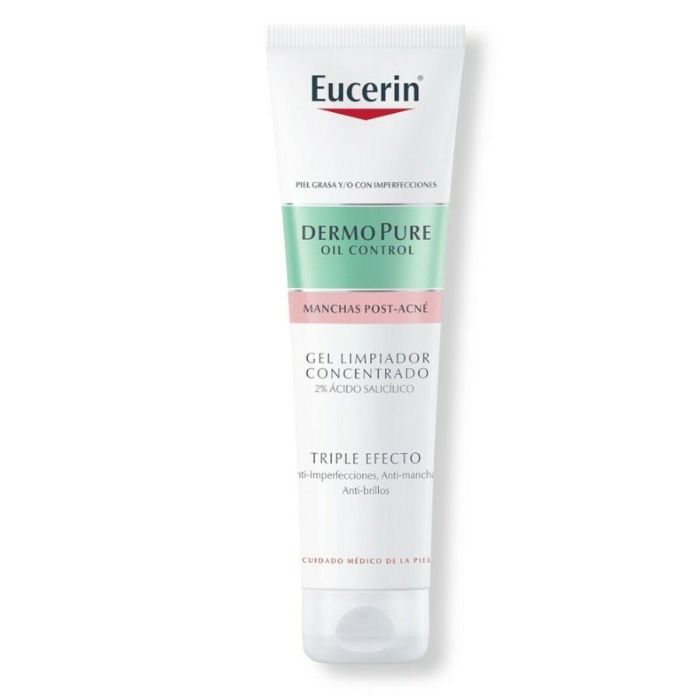 Eucerin DERMOPURE OIL CONTROL Gel Limpiador Facial Triple Efecto Piel Grasa Acnéica 2% Ácido Salicílico Anti-Imperfecciones Manchas Brillos 150 ml Eucerin DERMOPURE OIL CONTROL Gel Limpiador Facial Triple Efecto Piel Grasa Acnéica 2% Ácido Salicílico Anti-Imperfecciones Manchas Brillos 150 ml