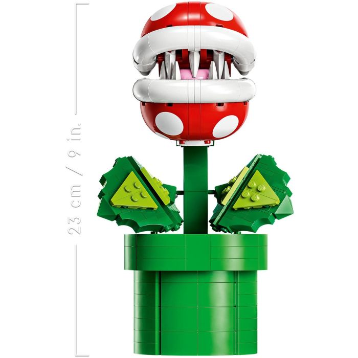 LEGO 71426 Super Mario Planta Piraña: Figura Articulada con Tubo y 2 Piezas, Modelo para Adultos 3 LEGO 71426 Super Mario Planta Piraña: Figura Articulada con Tubo y 2 Piezas, Modelo para Adultos 3