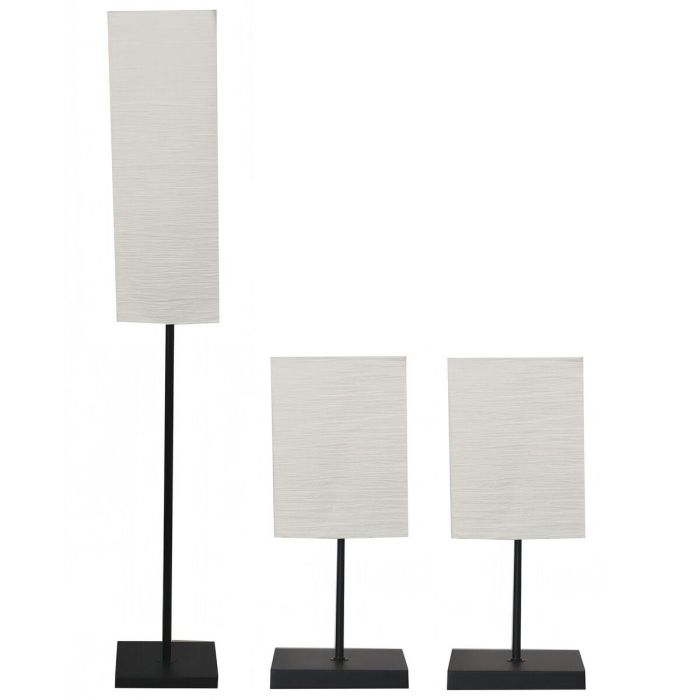 DKD Home Decor Lámpara de Pie Urban Marrón Claro - Set de 3, Fabricadas en Madera, Papel Entelado y Acero - 20x20x150 cm 1 DKD Home Decor Lámpara de Pie Urban Marrón Claro - Set de 3, Fabricadas en Madera, Papel Entelado y Acero - 20x20x150 cm 1