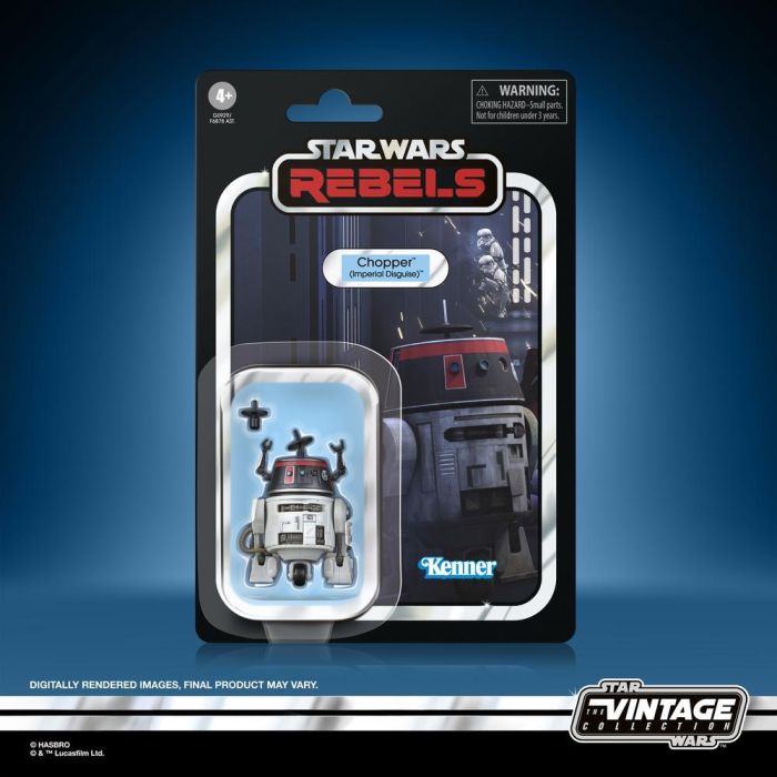 Hasbro C1-10P Star Wars Rebels Figura de Acción Chopper 9,5 cm Colección Vintage Premium con Accesorio Hasbro C1-10P Star Wars Rebels Figura de Acción Chopper 9,5 cm Colección Vintage Premium con Accesorio