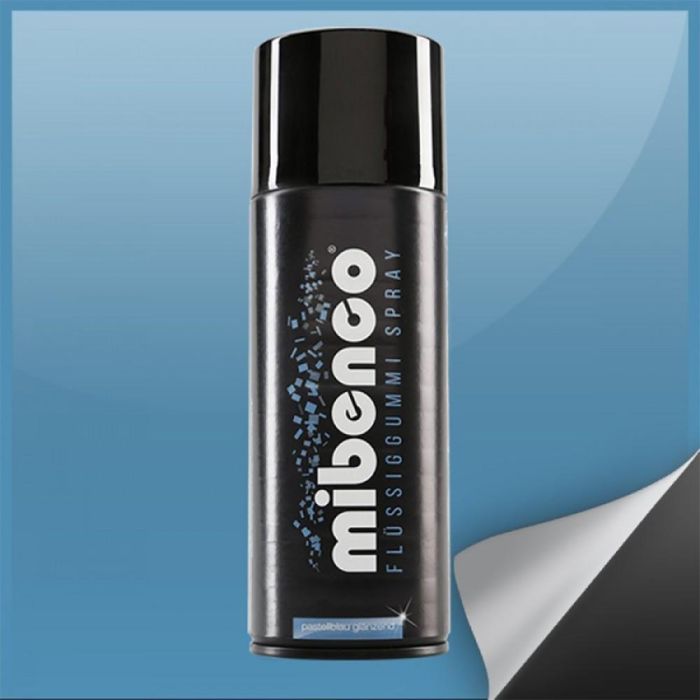 Mibenco Spray Goma Liquida 400 mL Azul Pastel Brillante MIB71415024 Mibenco Spray Goma Liquida 400 mL Azul Pastel Brillante MIB71415024