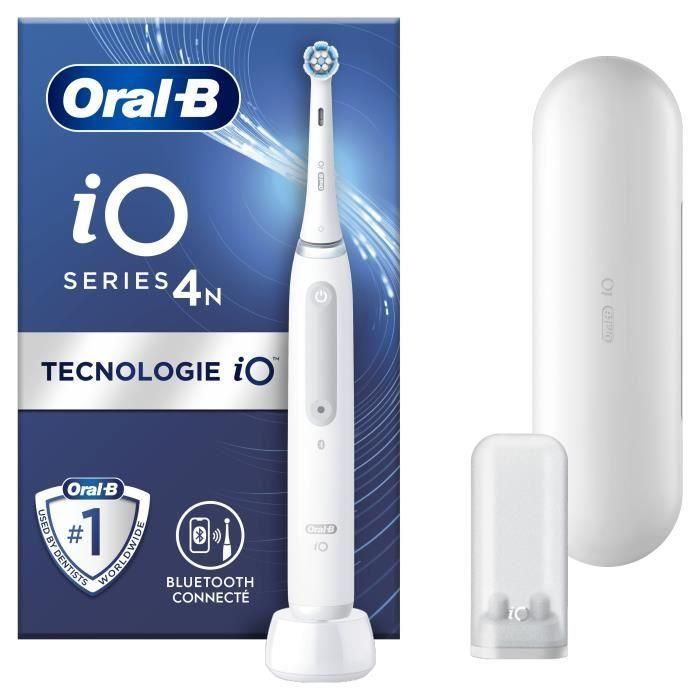 Cepillo de dientes eléctrico conectado ORAL-B iO4 - 80363959 - blanco - inalámbrico Cepillo de dientes eléctrico conectado ORAL-B iO4 - 80363959 - blanco - inalámbrico