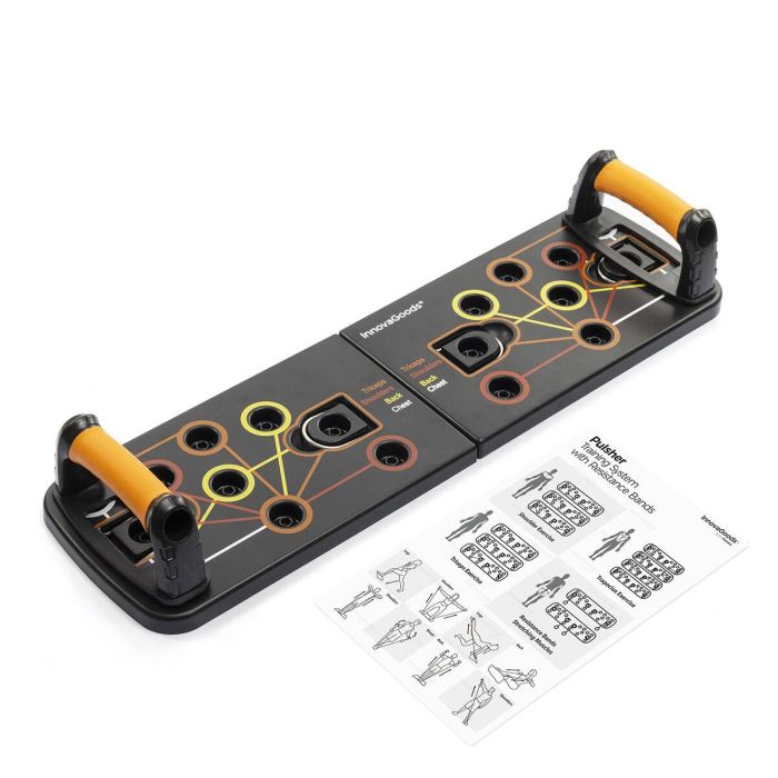 Sistema de Entrenamiento con Bandas de Resistencia y Guía de Ejercicios Pulsher InnovaGoods 8 Sistema de Entrenamiento con Bandas de Resistencia y Guía de Ejercicios Pulsher InnovaGoods 8
