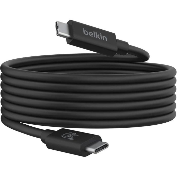 Belkin INZ004BT2MBK Cable USB4 USB-C/USB-C 240W 20 Gbit/s 2m Negro