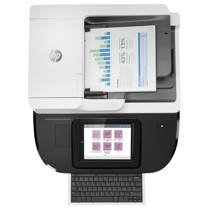 HP Digital Sender Flow 8500fn2 Document Scanner | Escáner plano y ADF | 600x600 DPI | Negocios | Imprime 10000 páginas/mes 12