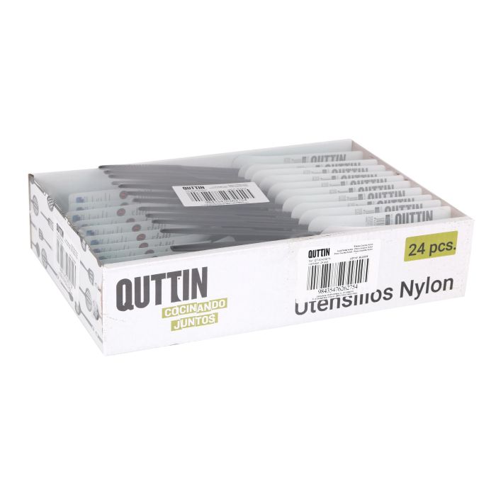 Pinzas de cocina Quttin negra 28 cm (24 Unidades) 6 Pinzas de cocina Quttin negra 28 cm (24 Unidades) 6