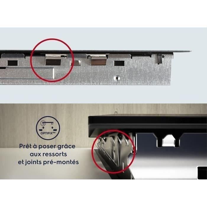 ELECTROLUX EIV654 FLEX - Placa de inducción - 4 fuegos - 4 boosters - 7350W - L60 x P52 x H44cm - Revestimiento de vidrio - Negro 1 ELECTROLUX EIV654 FLEX - Placa de inducción - 4 fuegos - 4 boosters - 7350W - L60 x P52 x H44cm - Revestimiento de vidrio - Negro 1