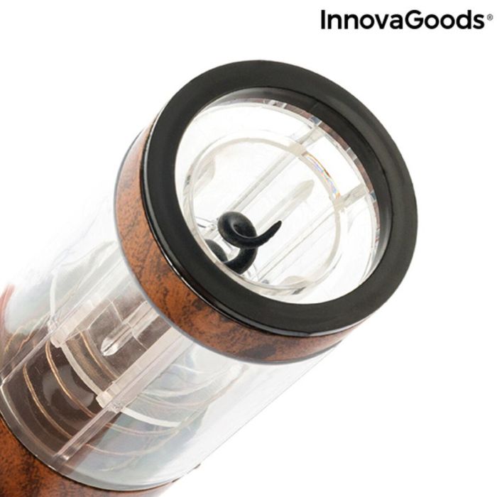 Sacacorchos Automático Recargable Efecto Madera Corkout InnovaGoods 7