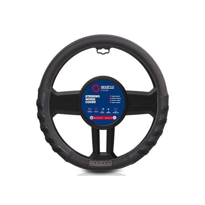 Abc SPCS101BK Funda Volante S101 Negro Accesorio Coche 2 Abc SPCS101BK Funda Volante S101 Negro Accesorio Coche 2