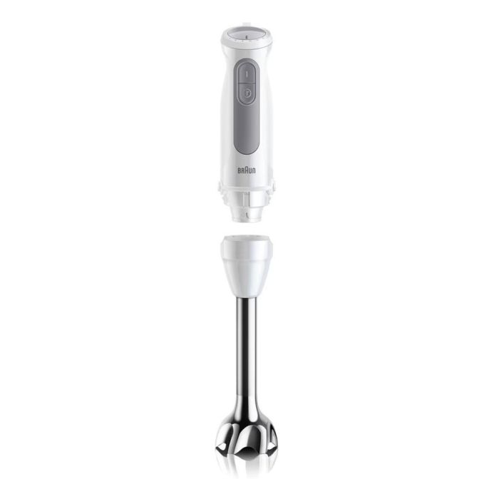 Braun MultiQuick 5 MQ 50001 M Batidora de inmersión 1000W, 21 Velocidades, Acero Inoxidable, Vaso, Sin BPA Gris/Blanco 2 Braun MultiQuick 5 MQ 50001 M Batidora de inmersión 1000W, 21 Velocidades, Acero Inoxidable, Vaso, Sin BPA Gris/Blanco 2