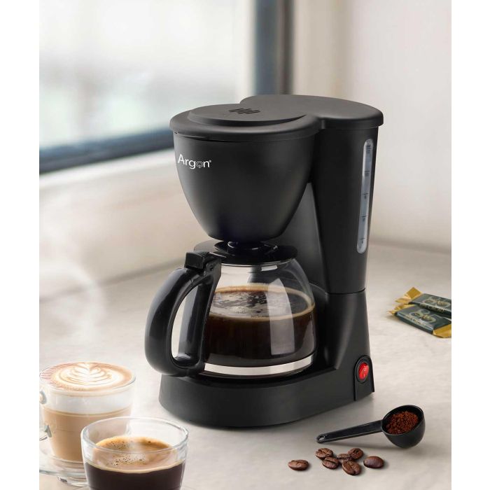 Cafetera Argon Vaso Filtro 12 Tazas 750W 1.2L 16.5x29.3x23.7 cm (6 Unidades) 2 Cafetera Argon Vaso Filtro 12 Tazas 750W 1.2L 16.5x29.3x23.7 cm (6 Unidades) 2