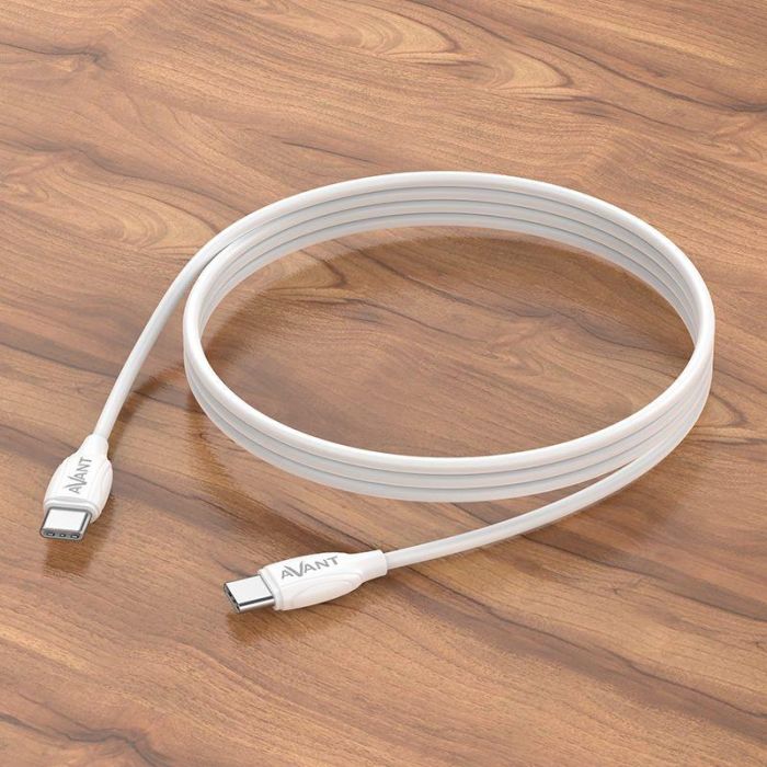 AVANT CONNECT Cable USB Tipo C a Tipo C PD 60W con Carga Rápida de 3A para Carga y Sincronización Rápida de Dispositivos
