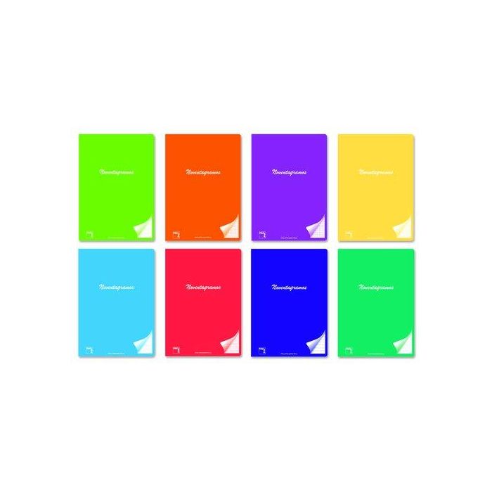Libreta Pacsa Noventagramos A5+ 48H Liso Surtido (8 Col.) (Set de 6)