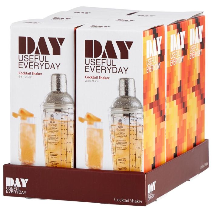 Day Coctelera de Cristal con Tapa de Acero Inoxidable 400 Ml con Recetas 3