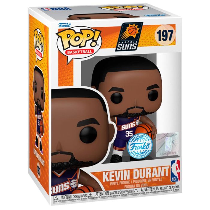 Figura POP NBA Suns Kevin Durant Exclusive 1 Figura POP NBA Suns Kevin Durant Exclusive 1