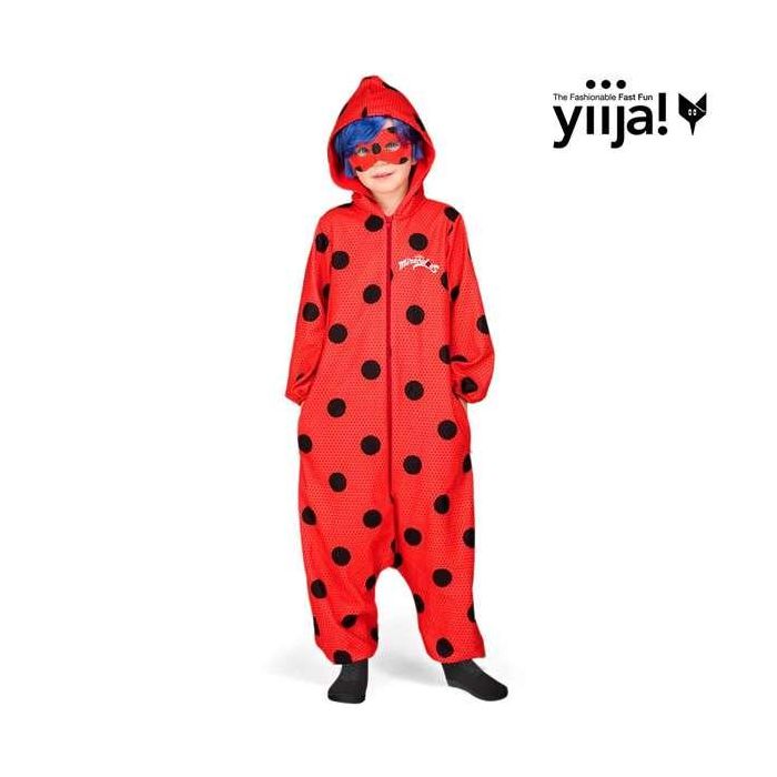 Disfraz ladybug pyjamas 10-12 años (mono con capucha, peluca y antifaz) 5 Disfraz ladybug pyjamas 10-12 años (mono con capucha, peluca y antifaz) 5