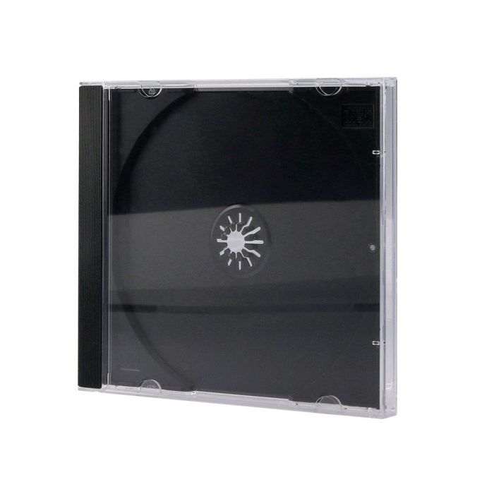 Caja De Cd Q-Connect -Con Interior Negro -Pack De 10 Unidades 3