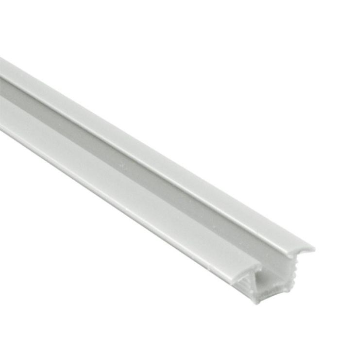 Herrajes Fab.Nacional Rumor 3M Guía para Puerta Corredera de Plástico Gris - Pack de 4 Unidades