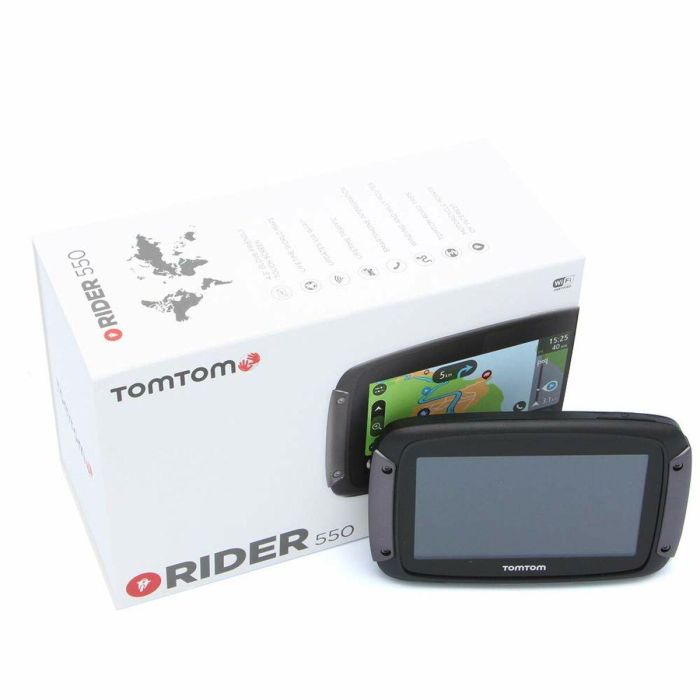 Tom Tom RIDER 550 GPS para Motocicleta 4,3 Pulgadas, Mapa Mundial, TomTom Traffic, Alertas de Zonas de Peligro y Llamadas Manos Libres 7 Tom Tom RIDER 550 GPS para Motocicleta 4,3 Pulgadas, Mapa Mundial, TomTom Traffic, Alertas de Zonas de Peligro y Llamadas Manos Libres 7