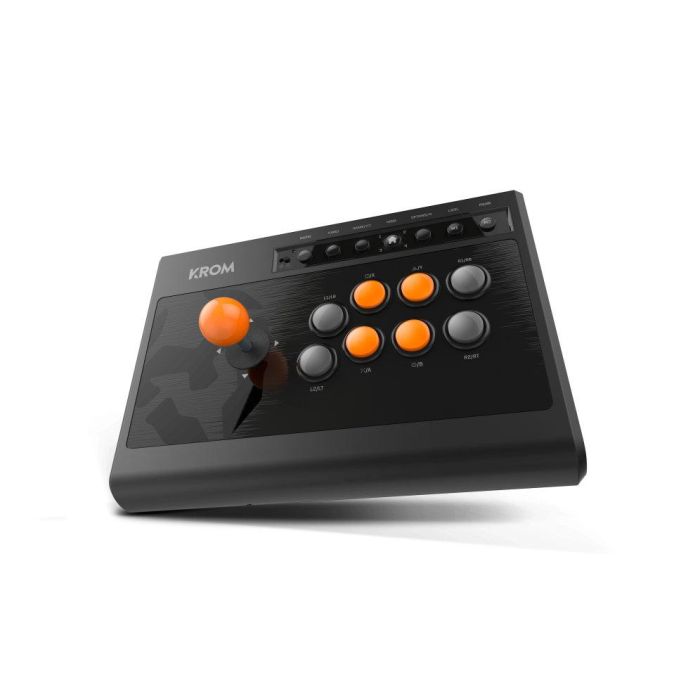 Krom Panel de mandos tipo máquina recreativa NXKROMKMT para PlayStation 4, PS3, Xbox One, PC, USB Analógico/Digital Negro