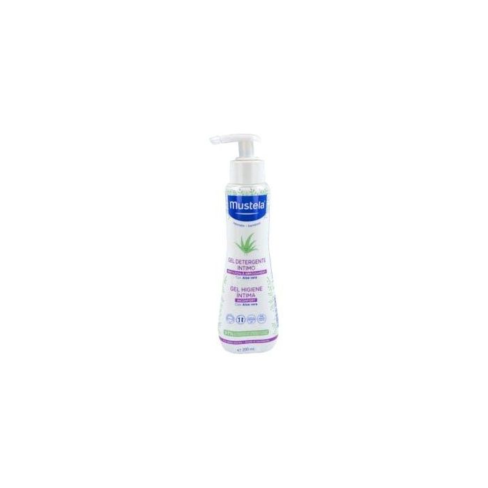 Mustela Gel Higiene Íntima Bebé-Niño 200 ml con Aguacate y Aloe Vera - pH Fisiológico, Sin Jabón, Calma Irritaciones