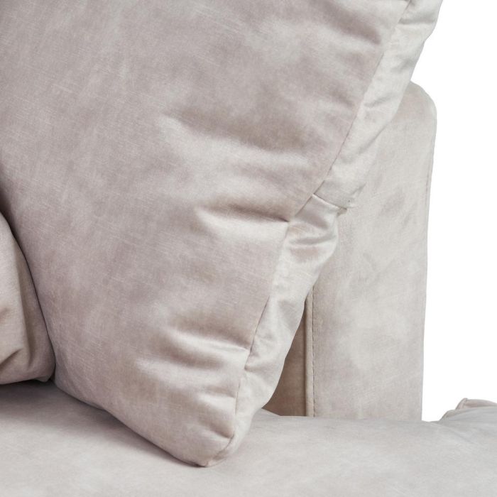 Sofá 2 Plazas Beige Tejido Salón 190 X 120 X 91 cm