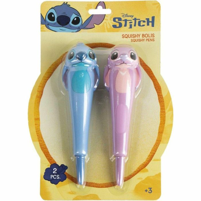 Bolígrafo Stitch Squishy Multicolor 2 Unidades 10 Bolígrafo Stitch Squishy Multicolor 2 Unidades 10
