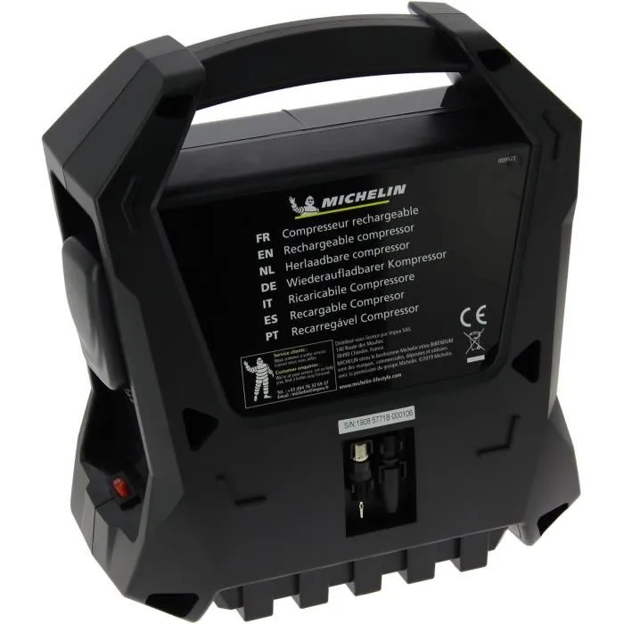 Michelin Compresor Inalámbrico Recargable 6,9 Bar 100 PSI 2