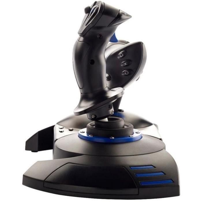 Thrustmaster T.Flight Hotas 4 Palanca de mando para PC y PlayStation 4, USB 2.0, Negro/Azul 2
