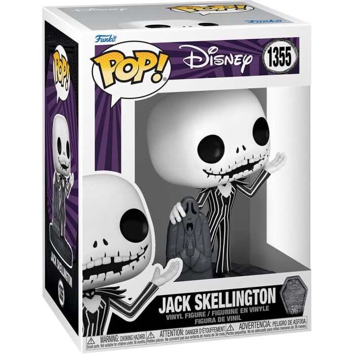 Figura POP Disney Pesadilla Antes de Navidad 30th Anniversary Jack Skellington 1 Figura POP Disney Pesadilla Antes de Navidad 30th Anniversary Jack Skellington 1