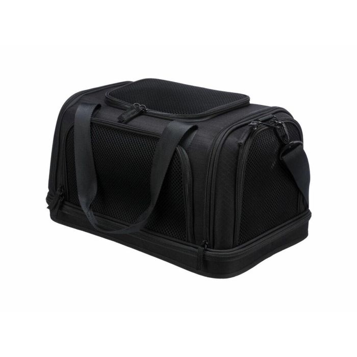 Bolso para Mascotas Trixie Airline Plane Negro Poliéster Goma Eva 28 × 25 × 44 CM