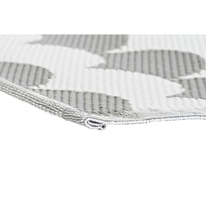 DKD Home Decor Alfombra de Poliéster con Ondas Gris Blanco 180x120 cm (2 Unidades) 3 DKD Home Decor Alfombra de Poliéster con Ondas Gris Blanco 180x120 cm (2 Unidades) 3