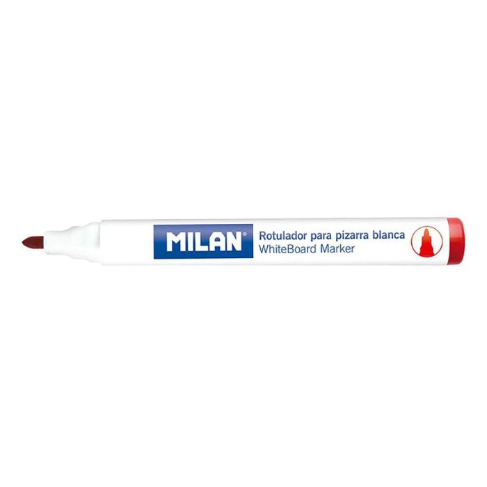 Milan Rotulador Pizarra Blanca Punta Redonda Rojo Caja 12 Ud 1 Milan Rotulador Pizarra Blanca Punta Redonda Rojo Caja 12 Ud 1